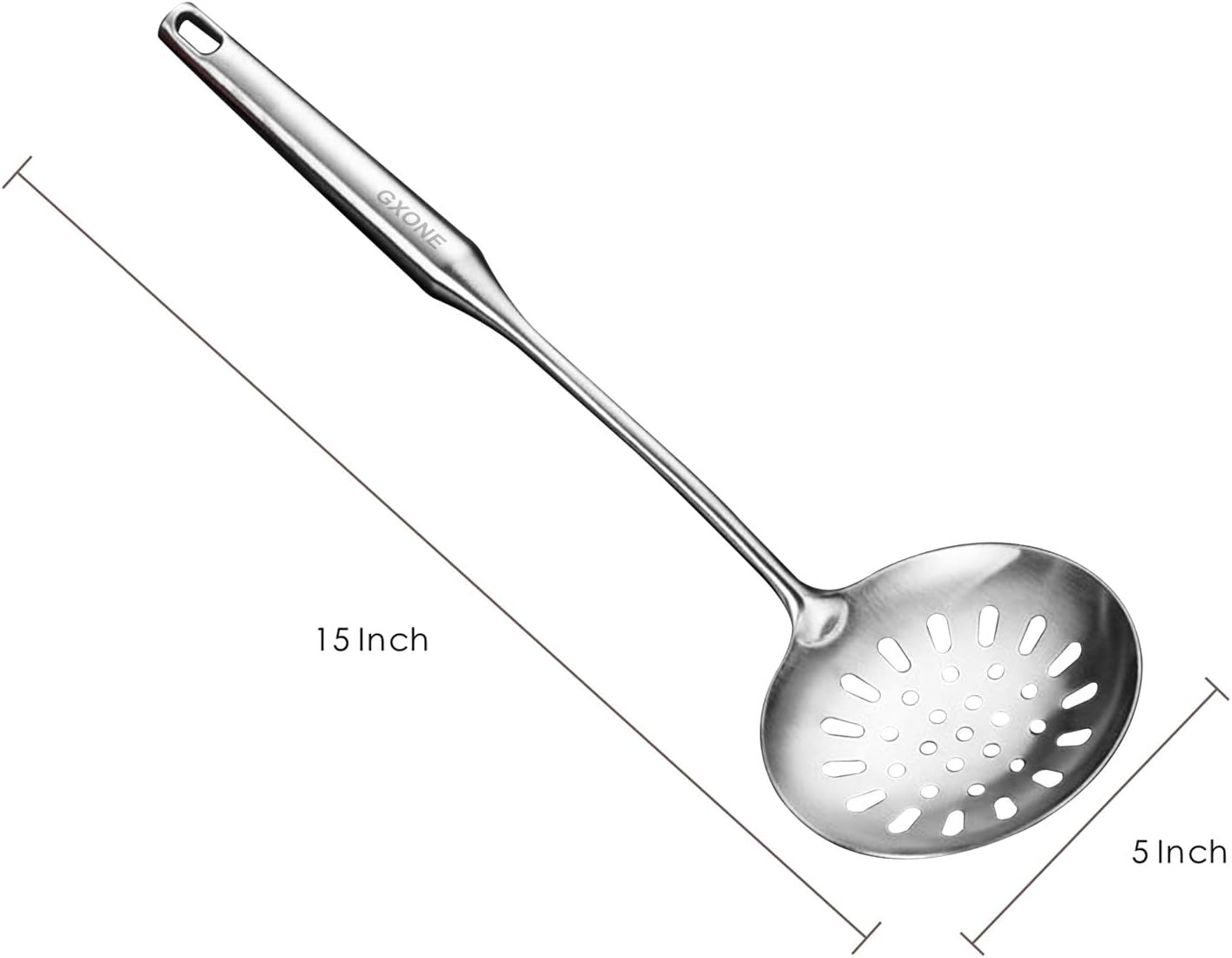 Sturdy Stainless Steel Skimmer Spoon