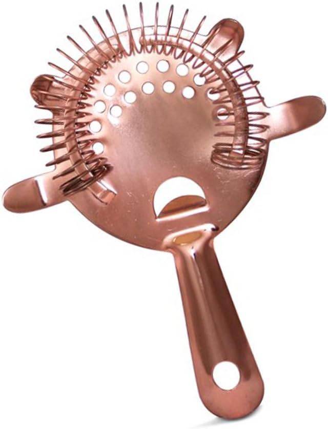BarConic Four Prong Strainer Copper Plate