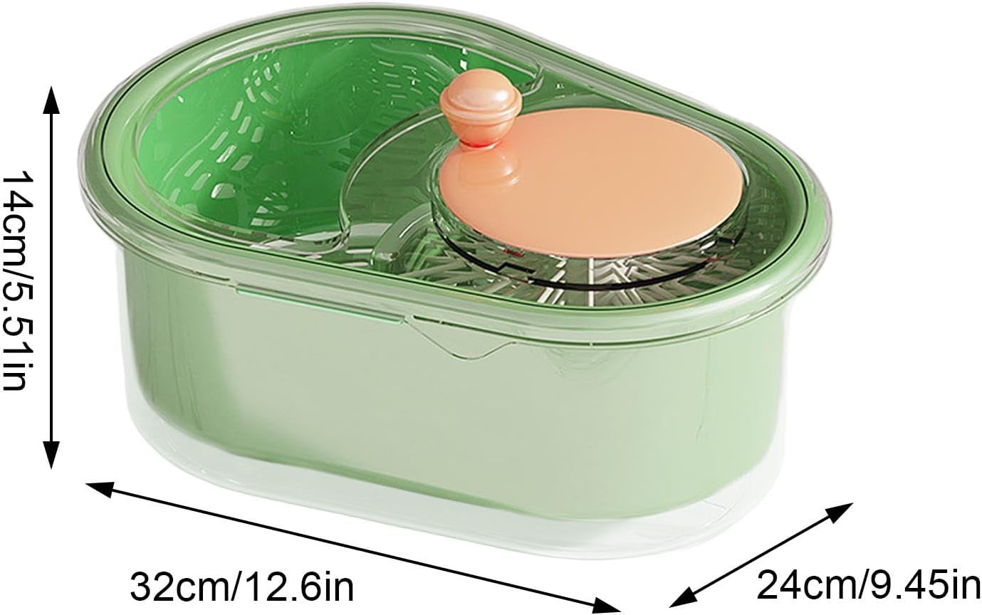 Fast Portable Fruit Washer with Strainer
