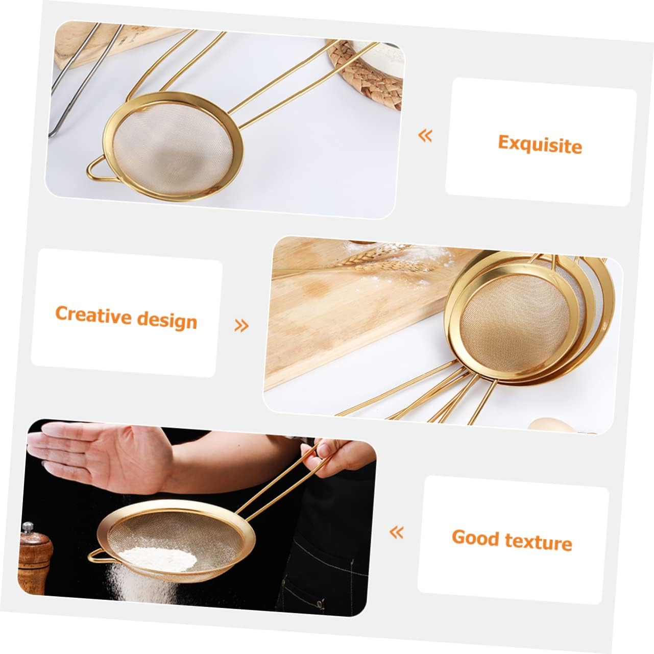 2-Piece Stainless Steel Colander Set