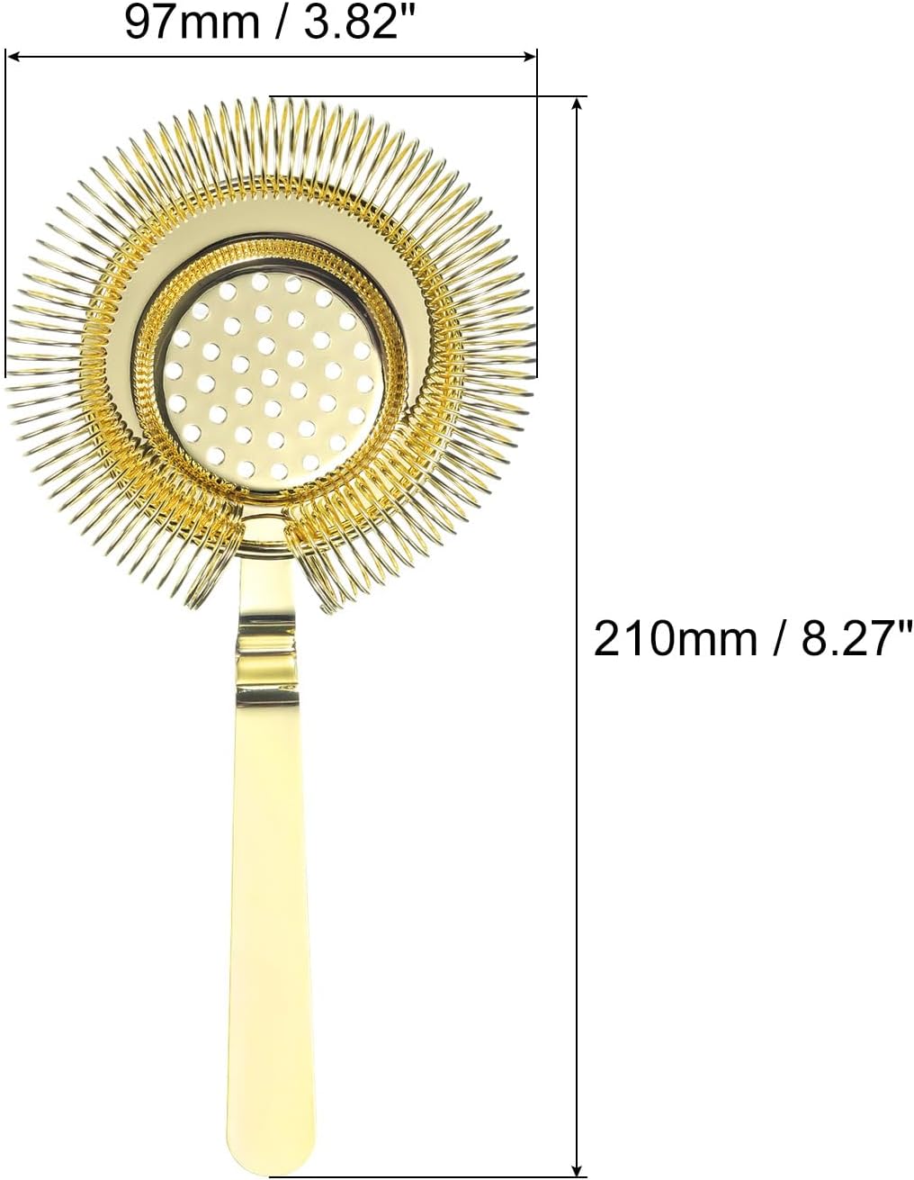 CxRS-Professional Bar Strainer 210mm Gold