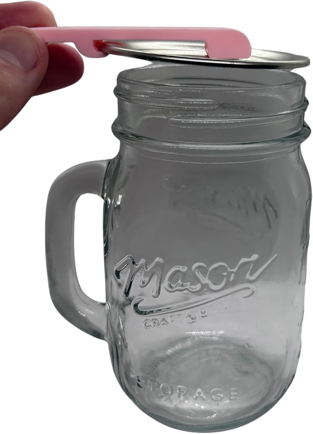 Mason Jar Opener Pink