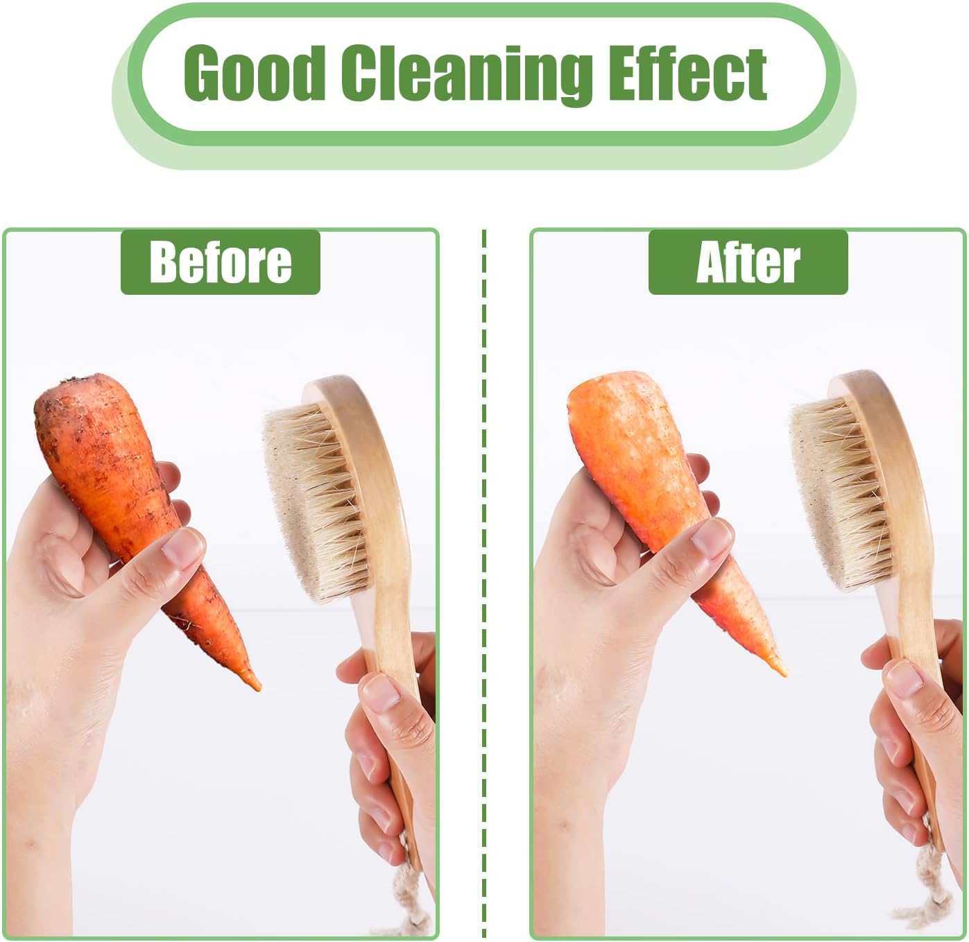 PEUTIERVegetable brush Ergonomic Design for Kitchen Use