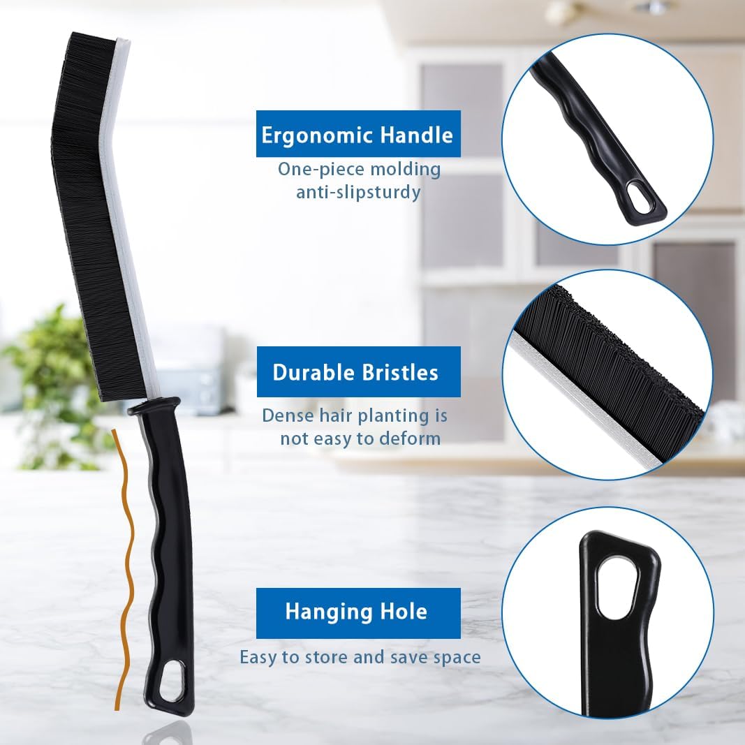 JUREIT Crevice Gap Cleaning Brush Set for Deep Cleaning