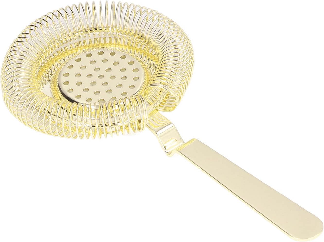 Clean Durable Stainless Steel Cocktail Strainer for Home Bar Use