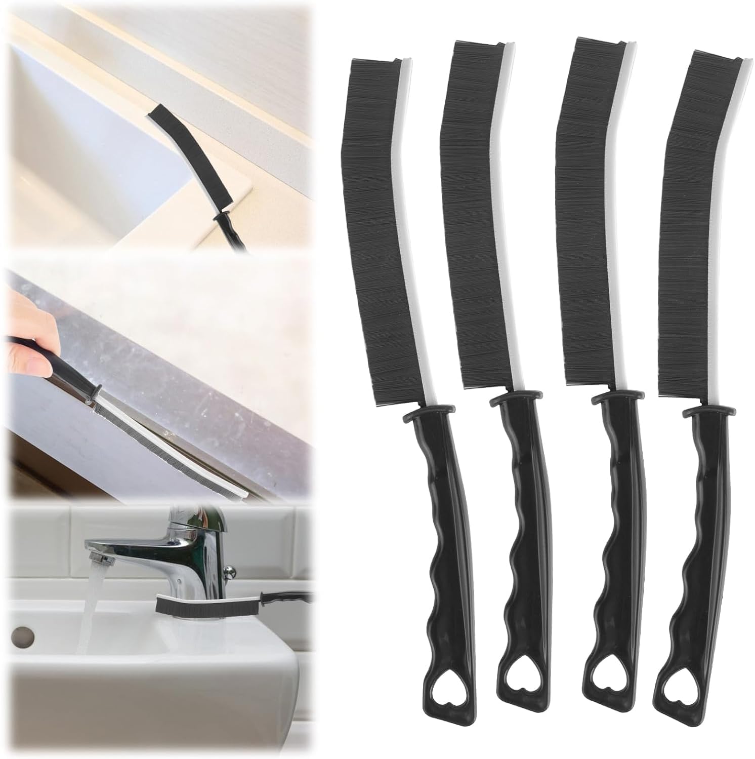 Detail Crevice Cleaning Brush Set 4-Piece