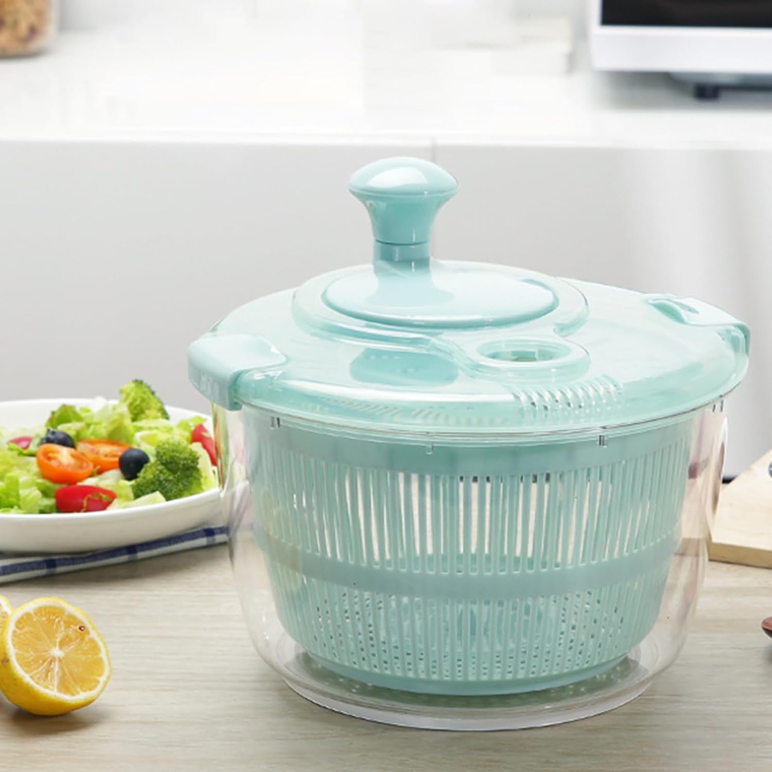Vansza Salad Dryer Spinner - 10 Second Fruit Veggie Washer