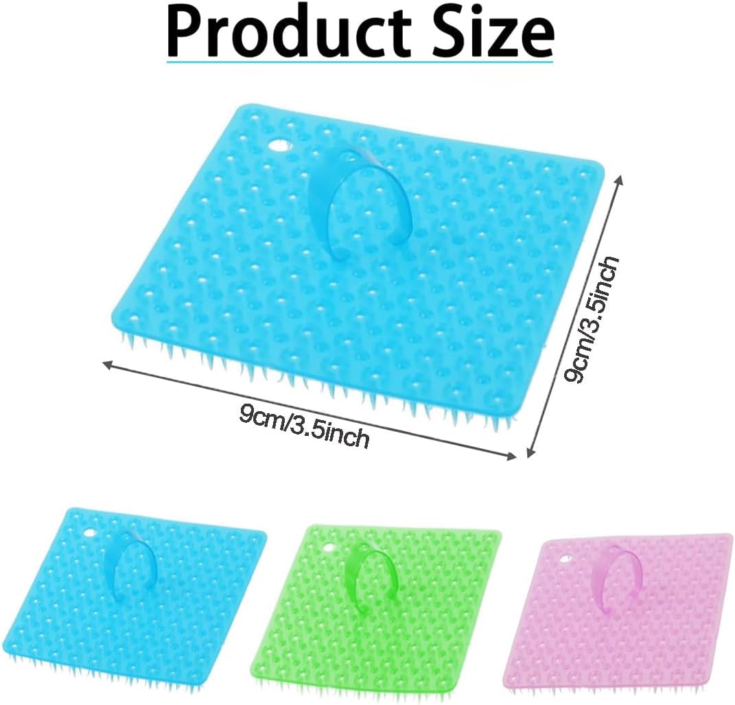 Umpiyte Vegetable Scrubbers 3-Piece Flexible Design for Kitchen Use