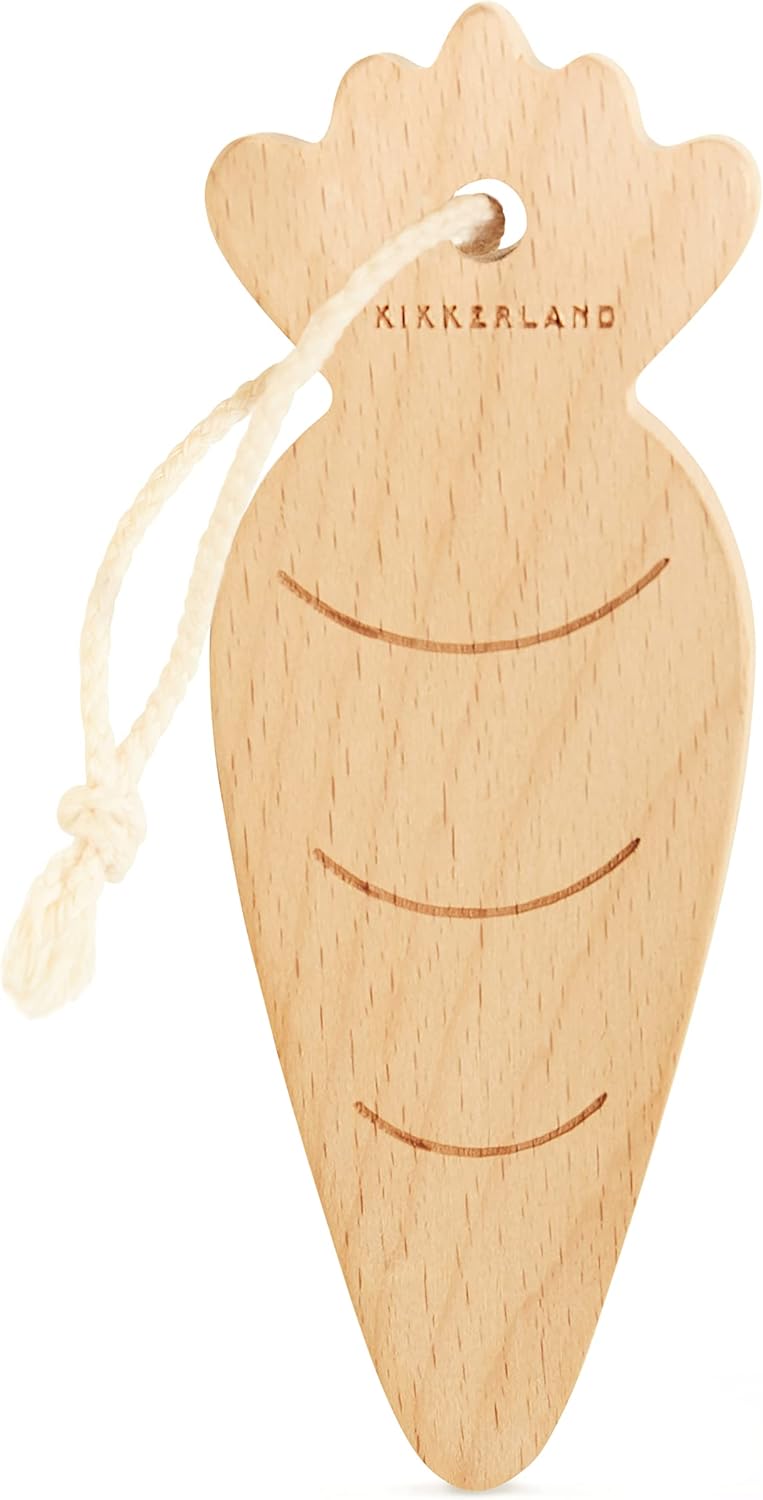 Kikkerland Vegetable Wood Scrubber Brush