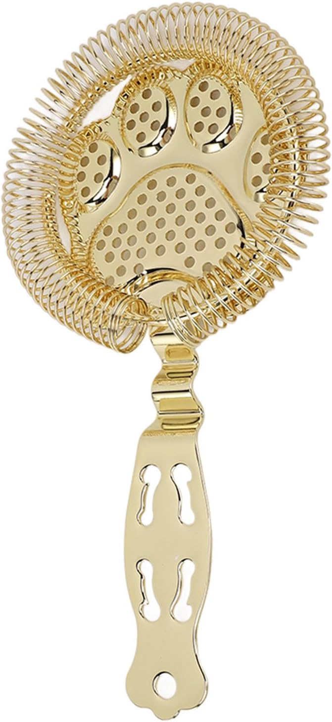 304 Stainless Steel Cocktail Strainer for Home Bar Silver Finish