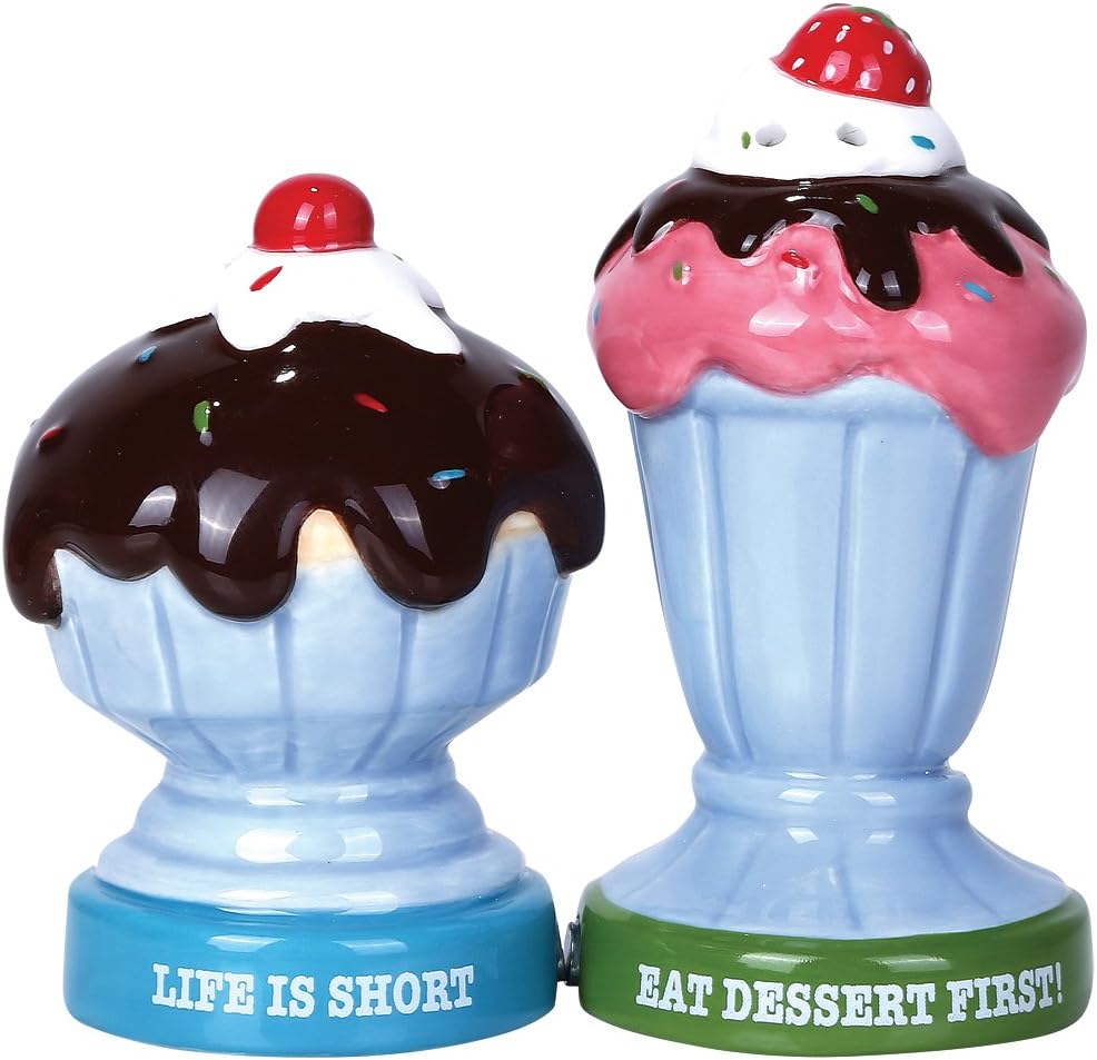 Pacific Giftware Ceramic Salt and Pepper Shaker Set