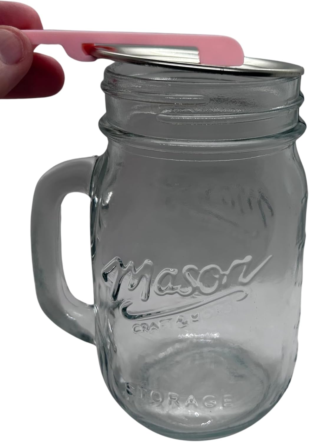 Mason Jar Opener Pink