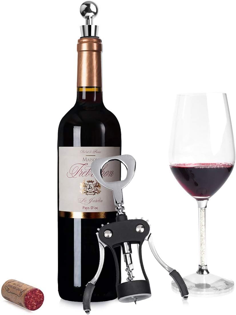 Foho Multifunctional Wing Corkscrew Wine Opener