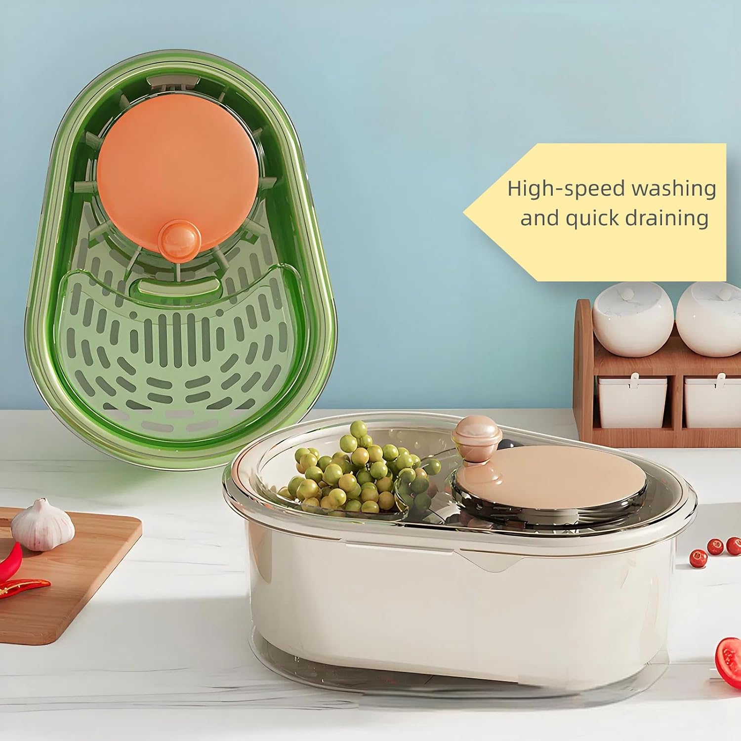 SpinCycle Prodigy - Efficient for Rotating and Cleaning Fruits Vegetables