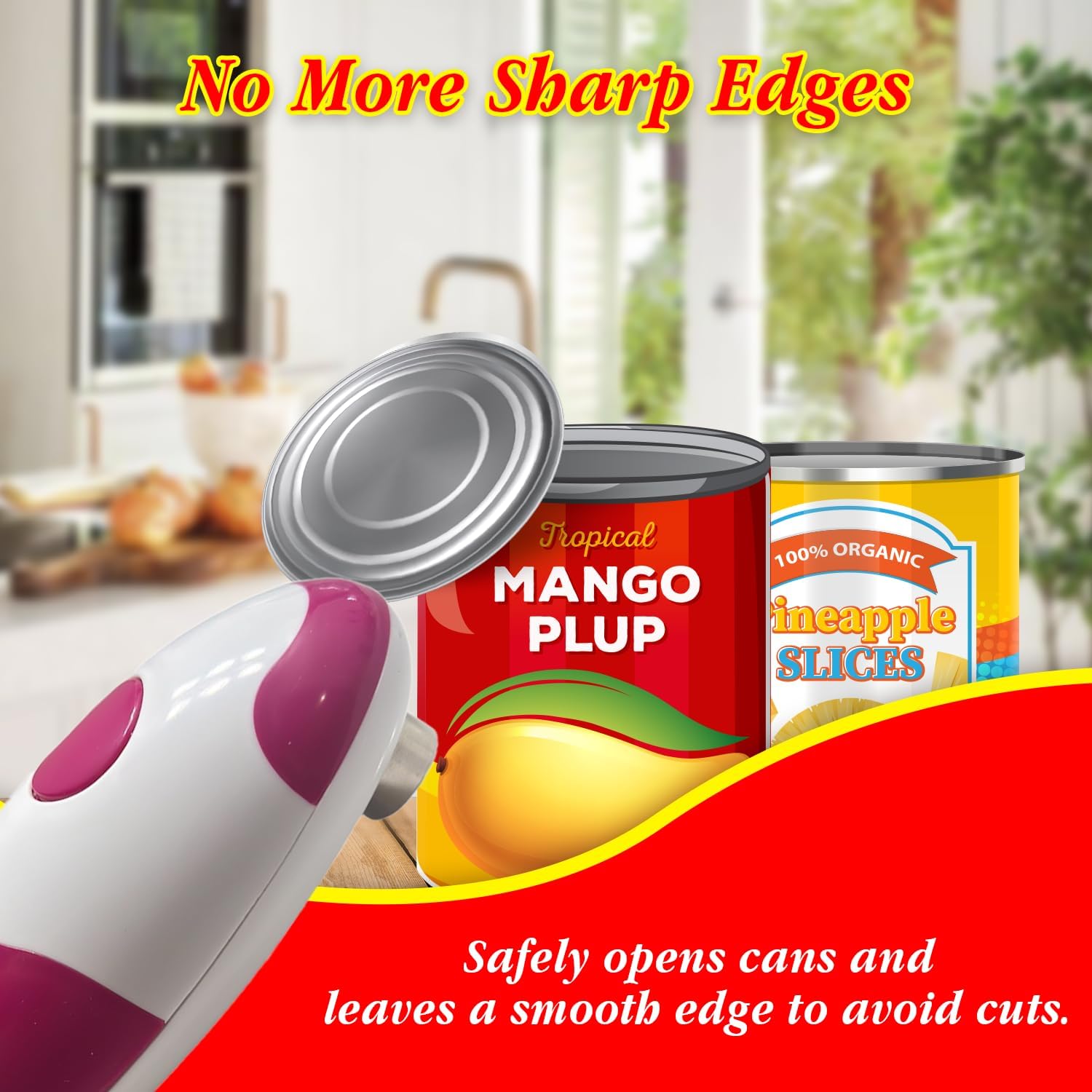 THE GOD KITCHENSmooth Edge Electric Can Opener