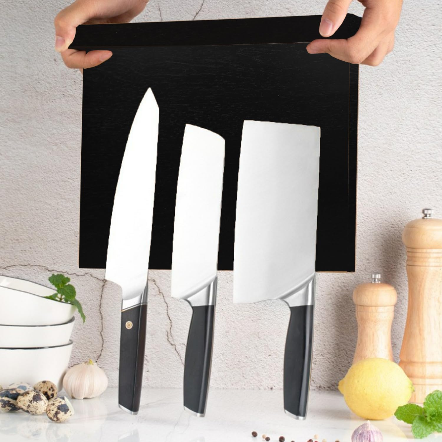 Uniharpa Magnetic Knife Holder Space-Saving Organizer Eco-friendly Kitchen Tool
