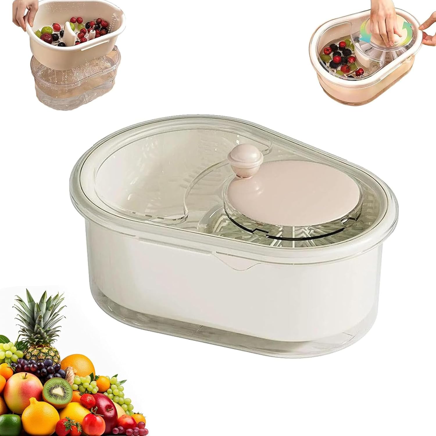 Fruit and Vegetable Washer - Multi-Functional Kitchen Tool for Fresh Produce
