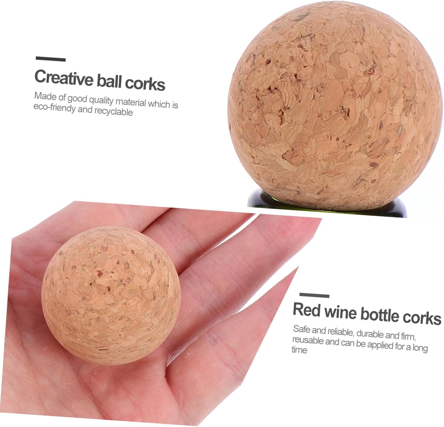 4 Pcs 100 Organic Wine Stoppers