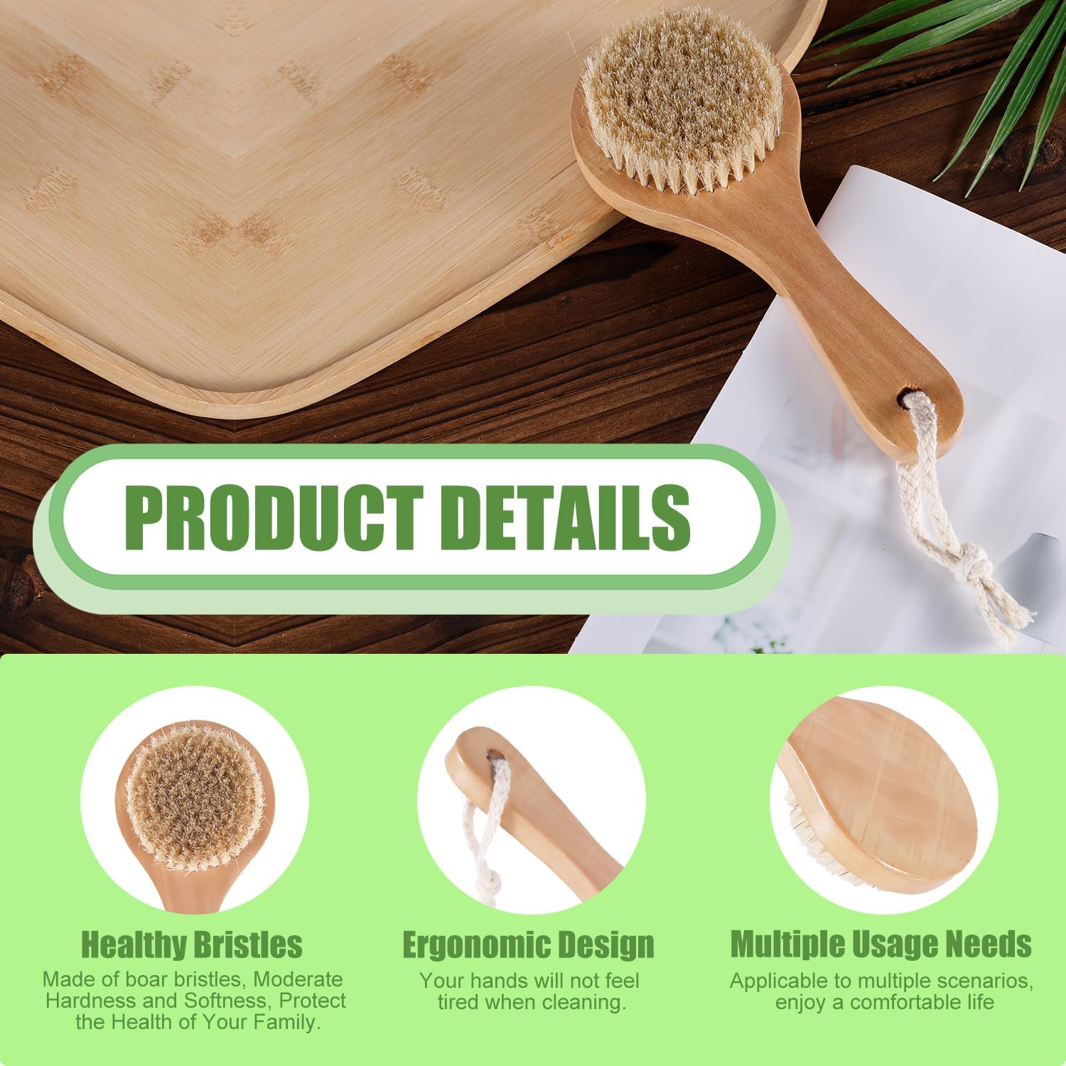 PEUTIERVegetable brush Ergonomic Design for Kitchen Use