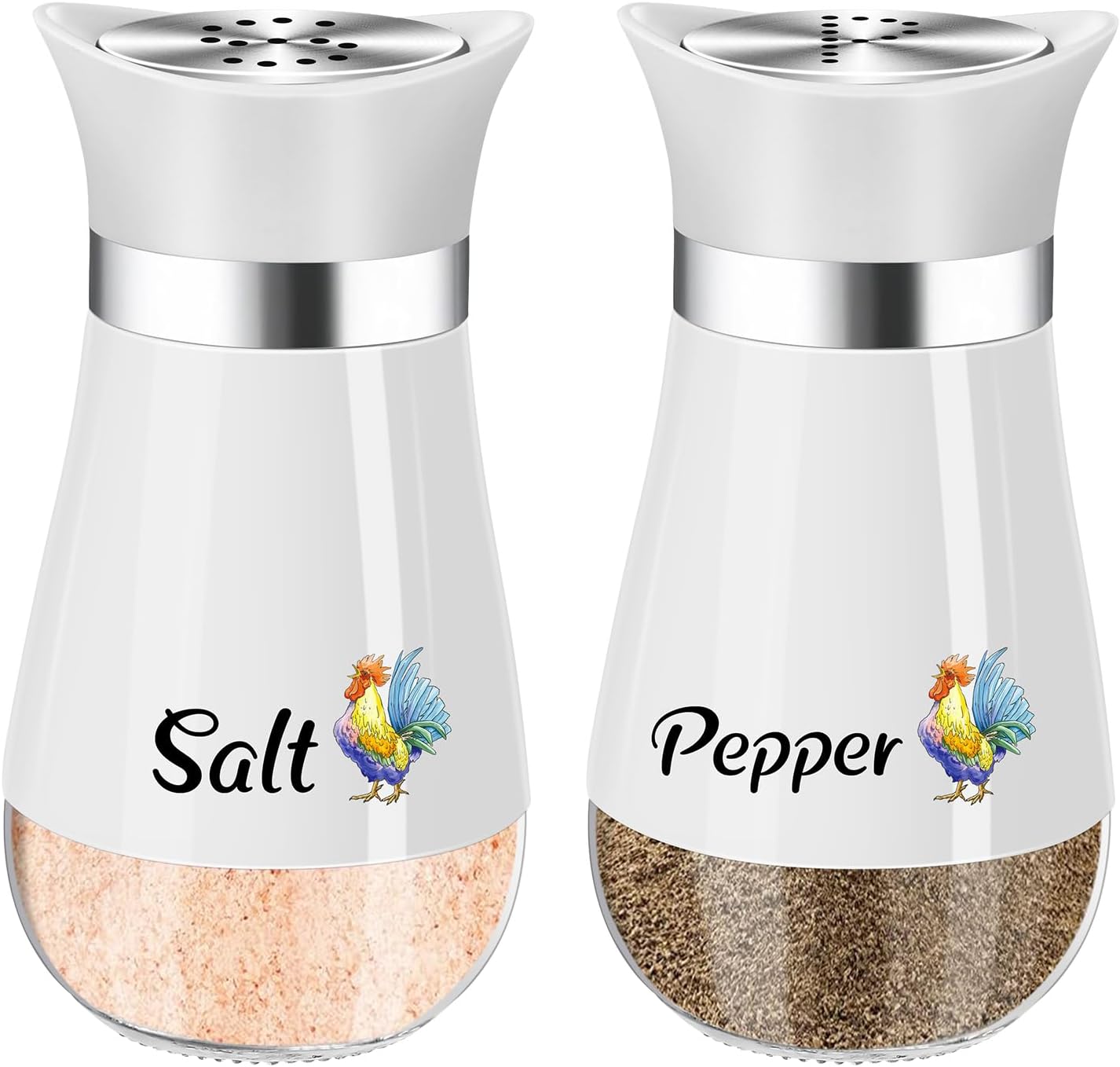 Refined Design Salt and Pepper Shaker Set for Chaos-Free Kitchen Living