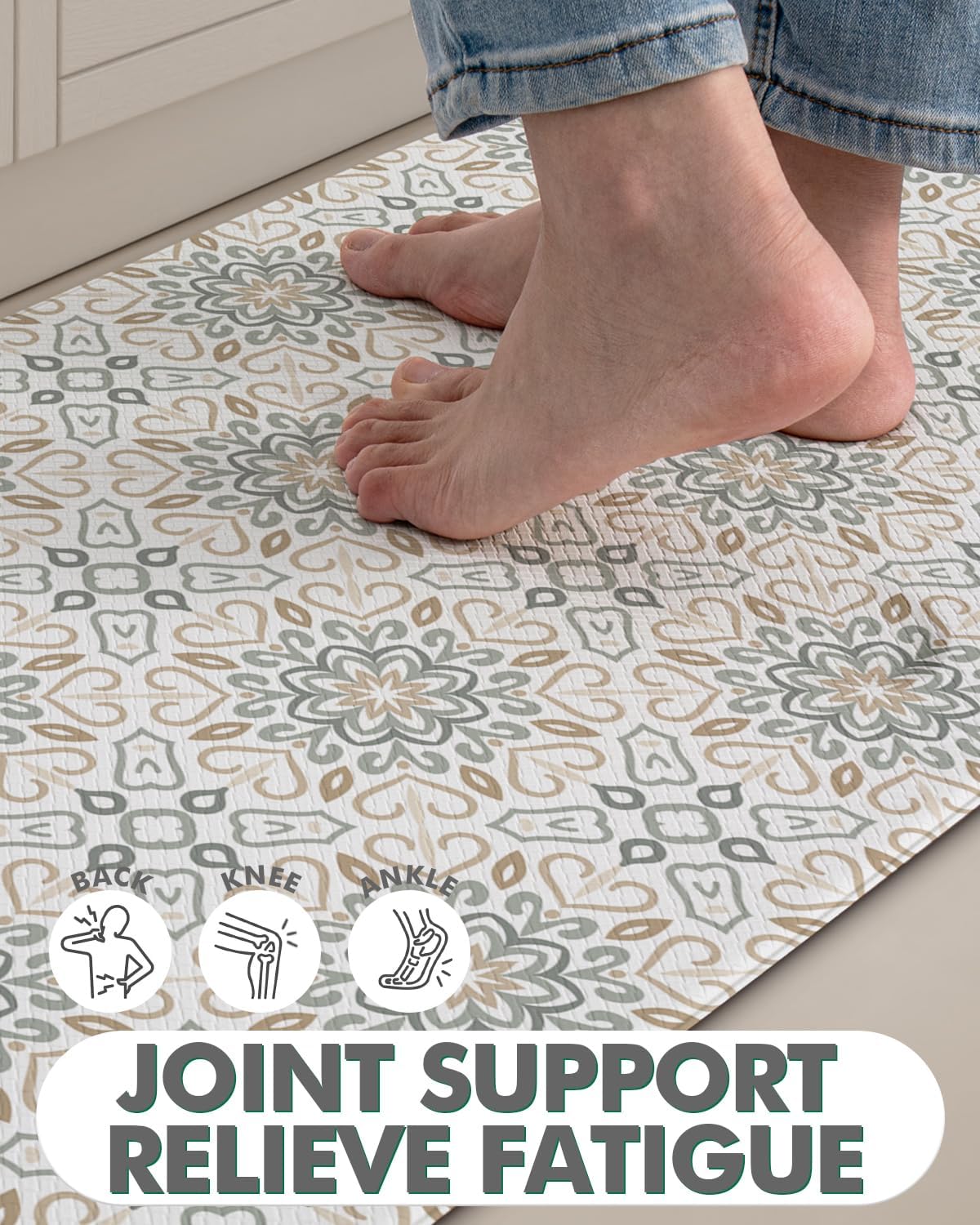 LUMI Cushioned Anti-Fatigue Kitchen Mat