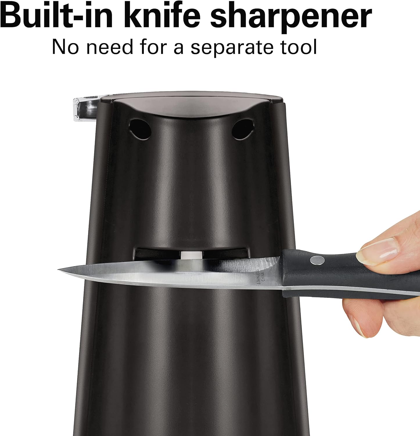 Hamilton Beach Extra-Tall Electric Can Opener with Easy-Clean Lever Sharpener