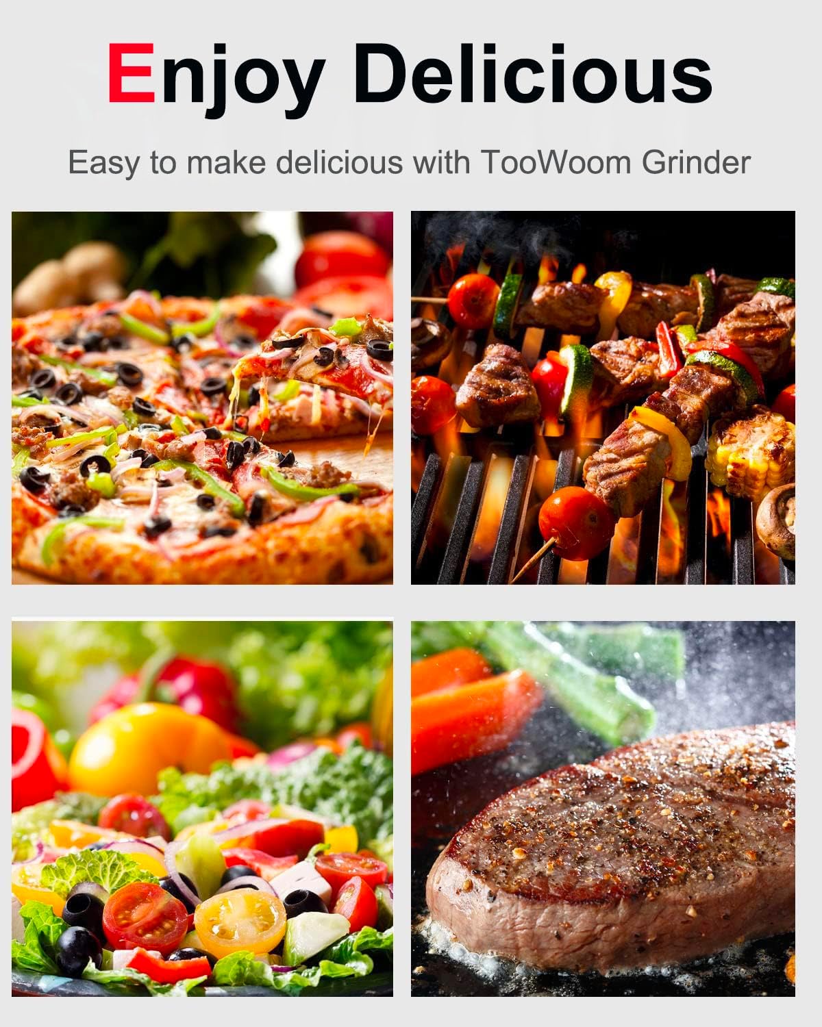 TooWoom Wooden Pepper Grinder