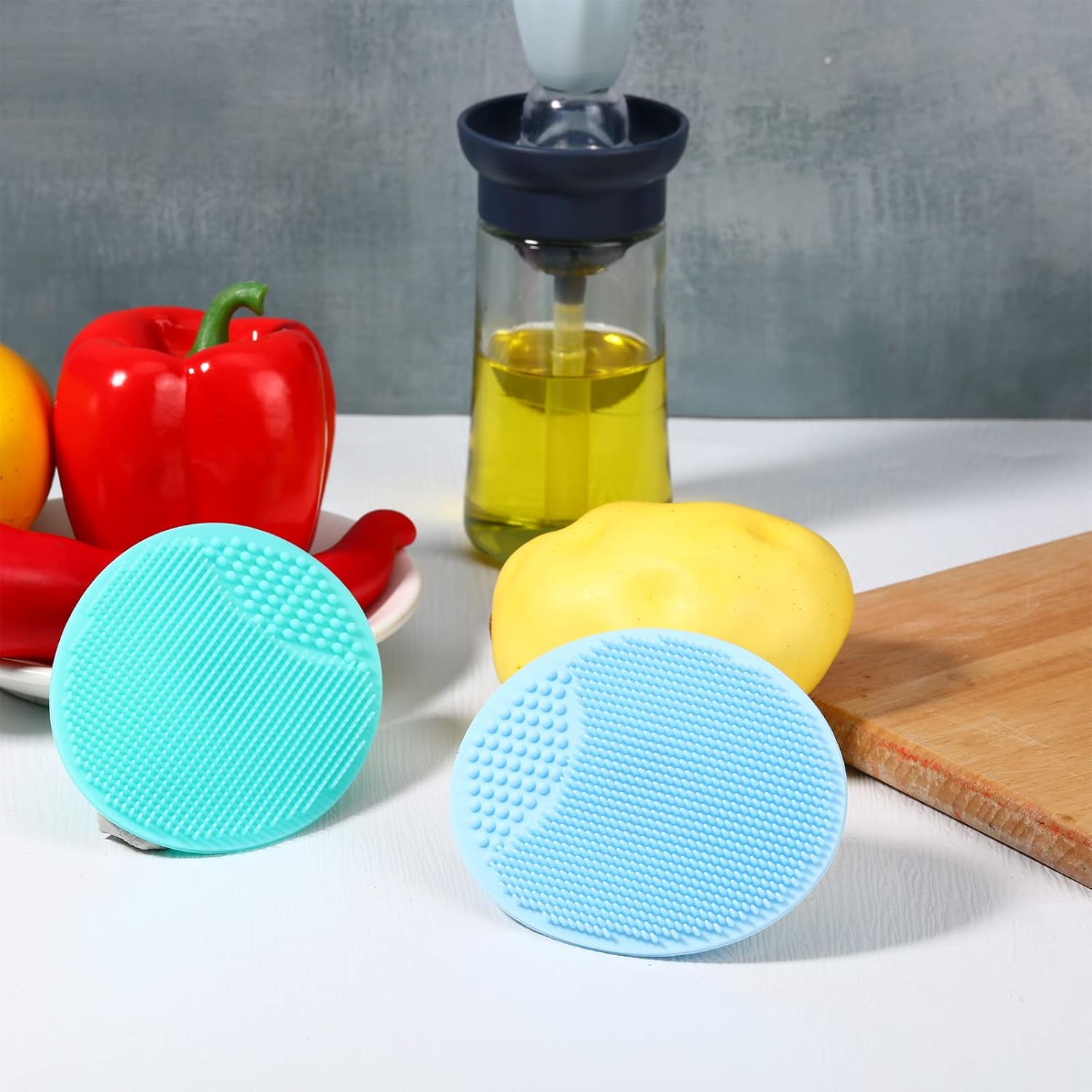 Ergonomic Vegetable Brush Set for More Efficiently