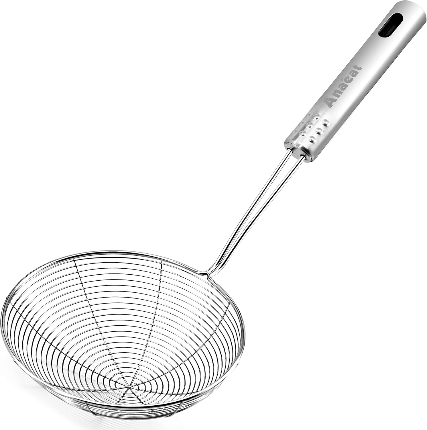 Anaeat 45-inch Long-Handle Stainless Steel Strainer