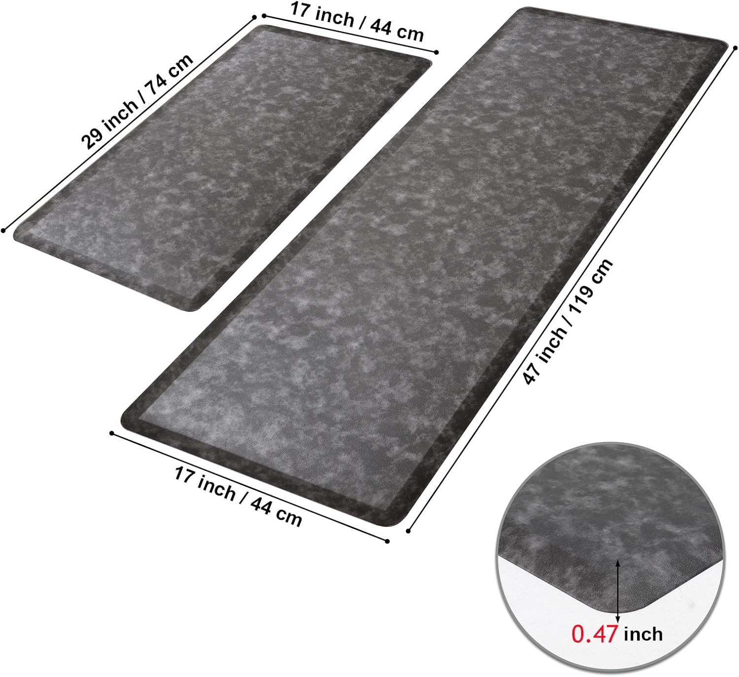 Thick Anti-Fatigue Kitchen Mats