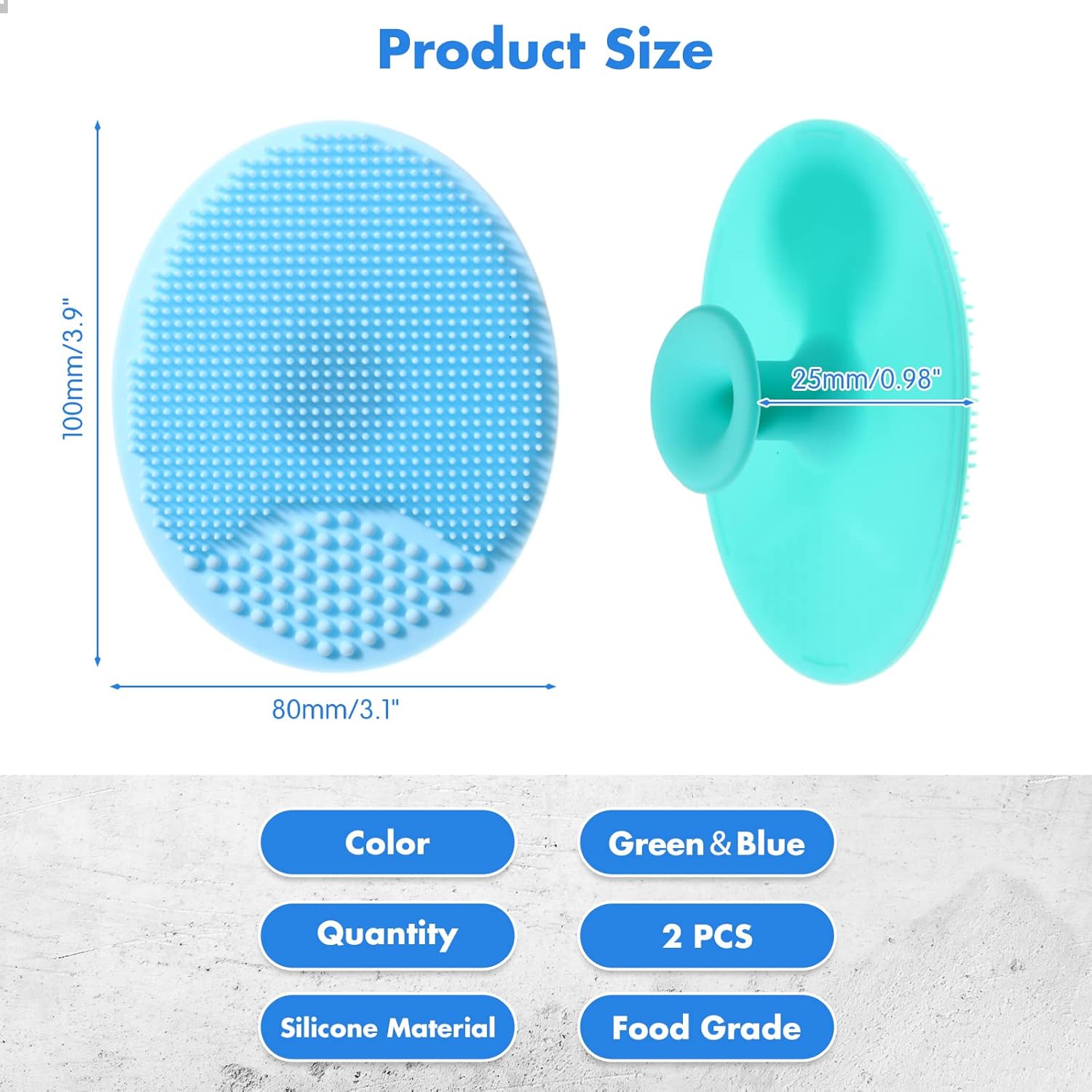 Ergonomic Vegetable Brush Set for More Efficiently