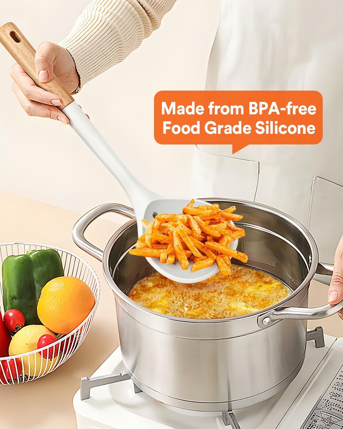 Badiano Kitchen Ladle Strainer Heat Resistant BPA Free