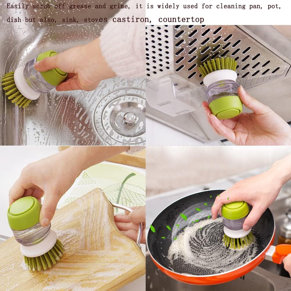 Dish Brush with Soap Dispenser