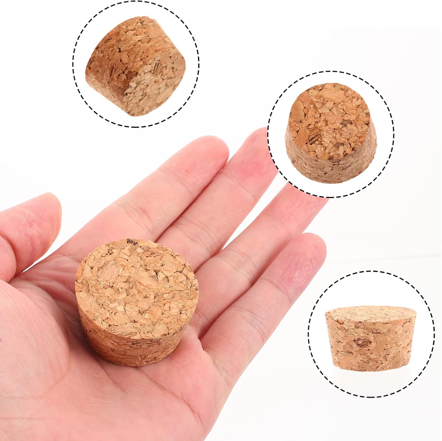 50-Piece Cork Carafe Wine Stoppers