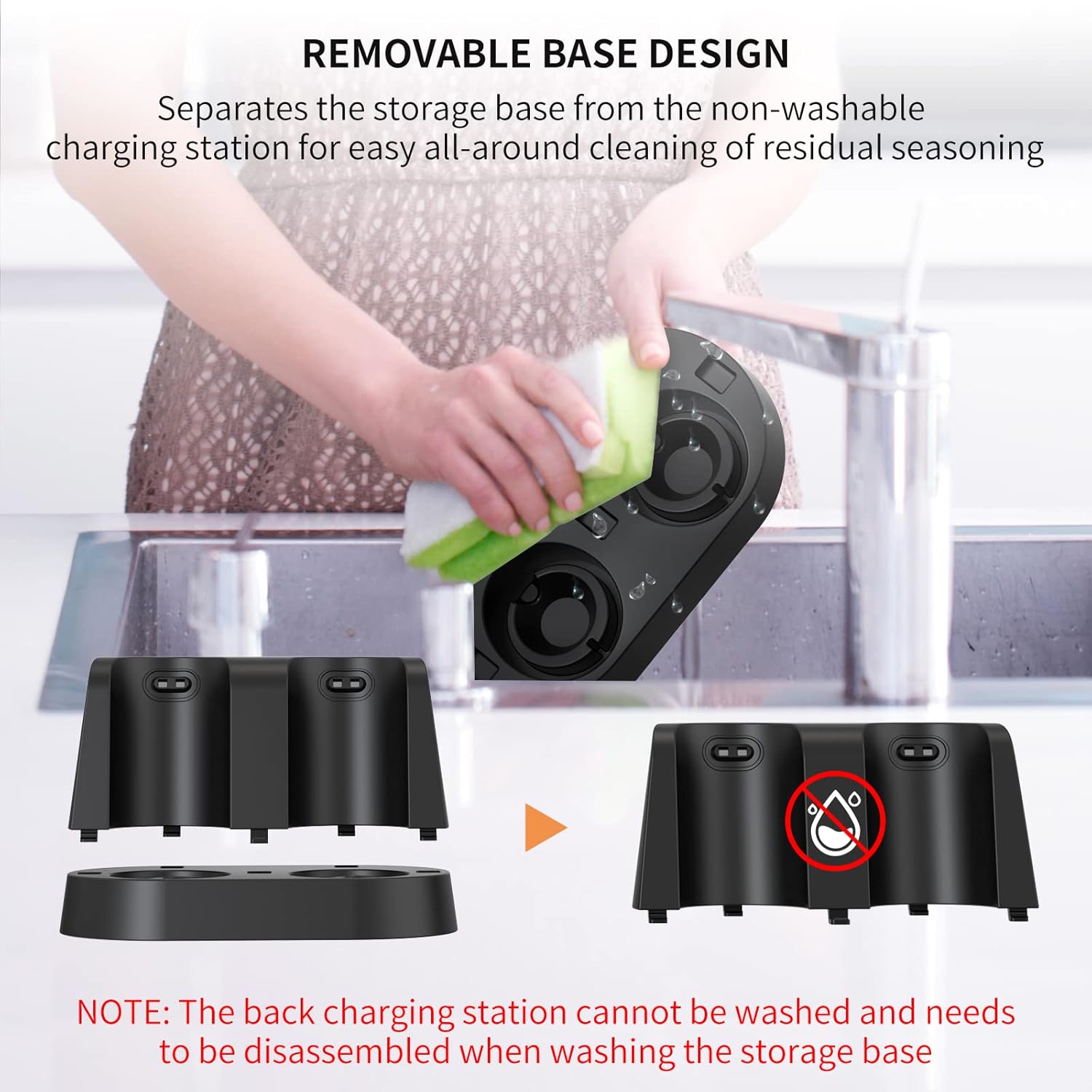 CIRCLE JOY Electric Salt Pepper Grinder Set Automatic Durable