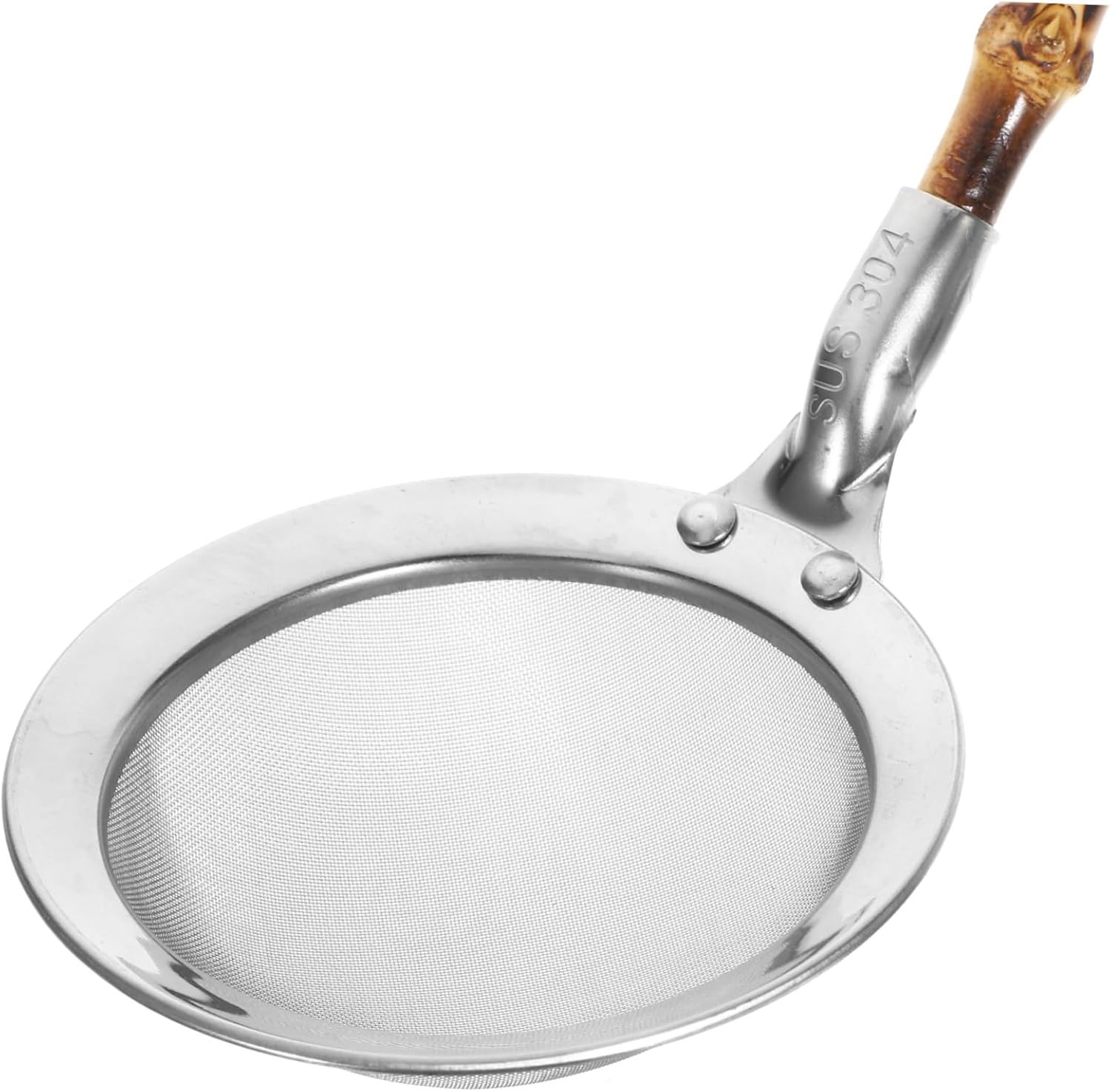 304 Stainless Steel Colander with Handle for Kitchen Use