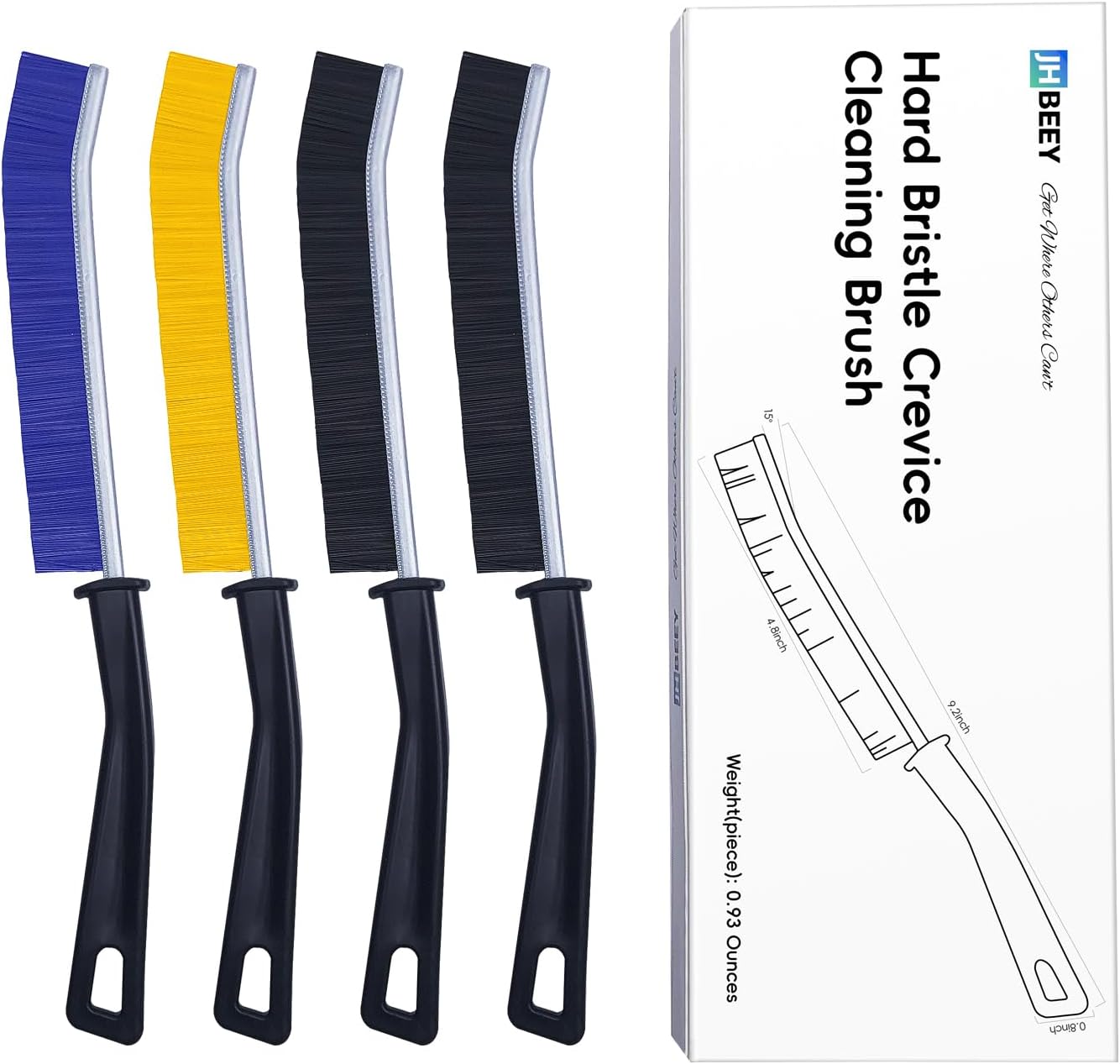 JHBEEY Crevice Cleaning Brush 4Pc Set for Household Use