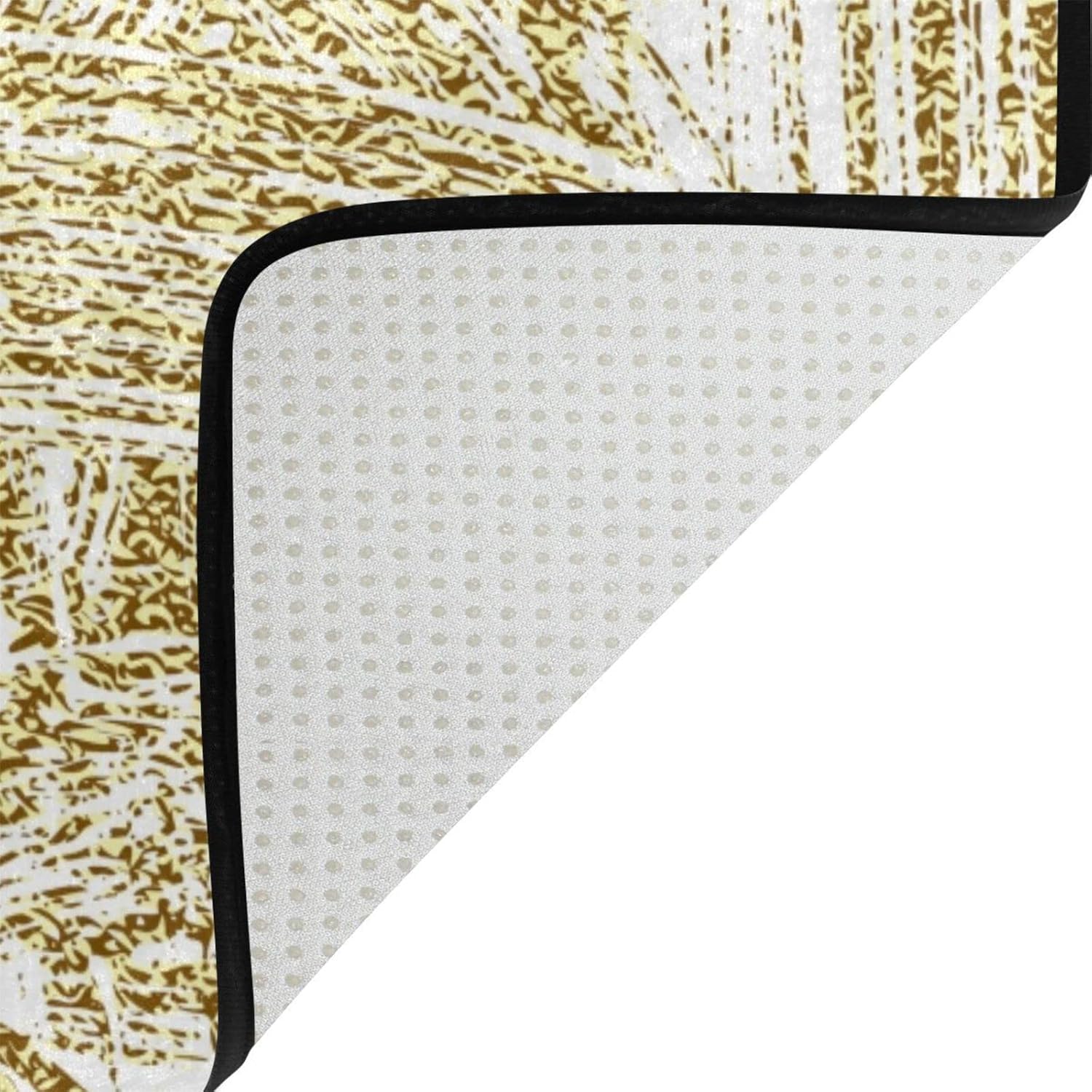VIGTRO Abstract Golden Doodle Non-Slip Area Rug
