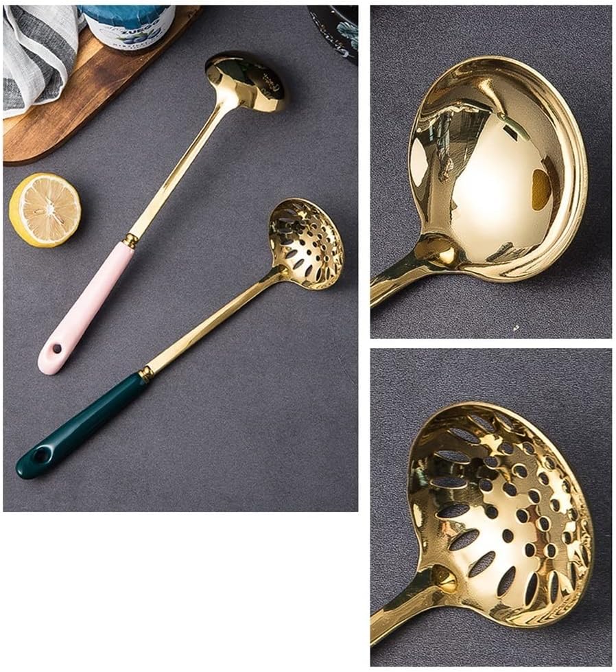 FFUXJNBQR Durable Skimmer Spoon with Comfortable Non-Slip Handle