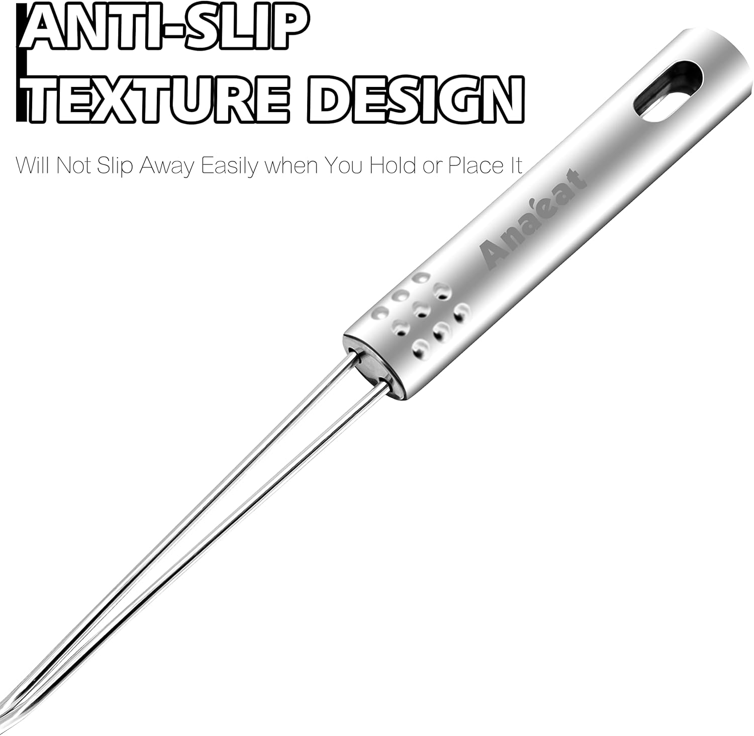 Anaeat 45-inch Long-Handle Stainless Steel Strainer