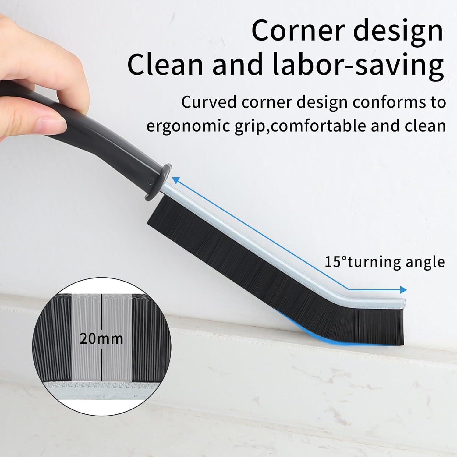 4-Piece Set Multifunction Crevice Brush for Bathroom Kitchen