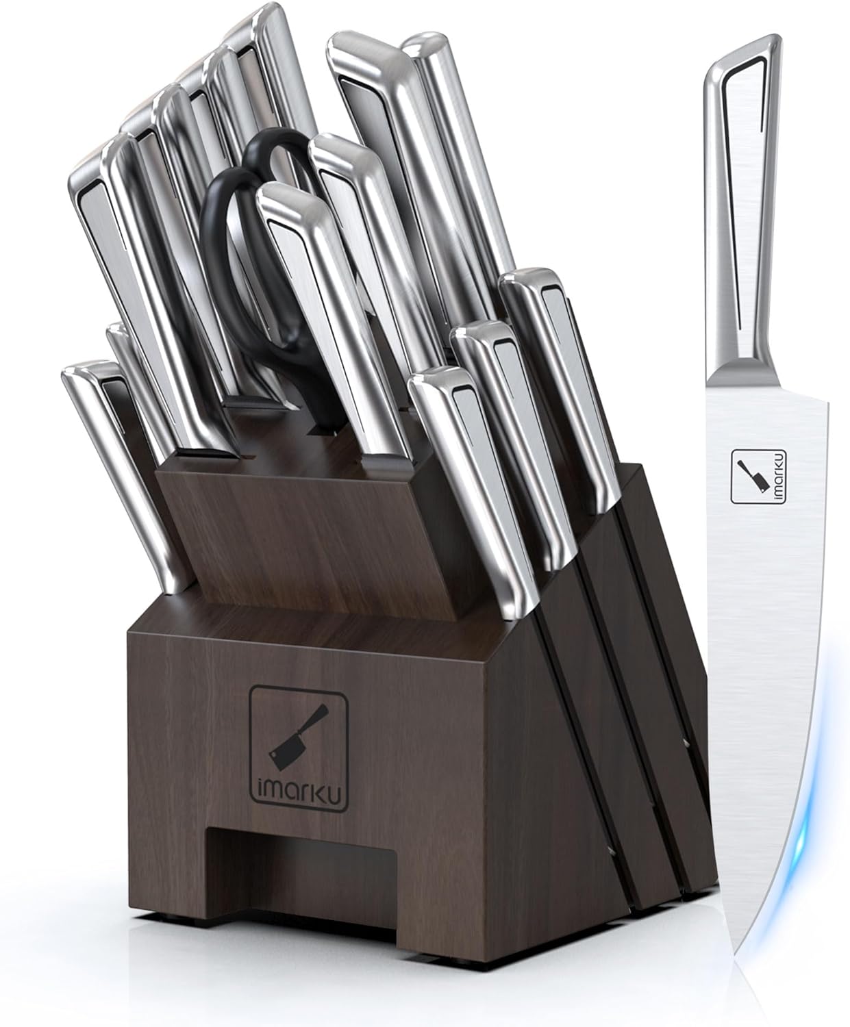 Imarku 16-Piece Kitchen Knife Set