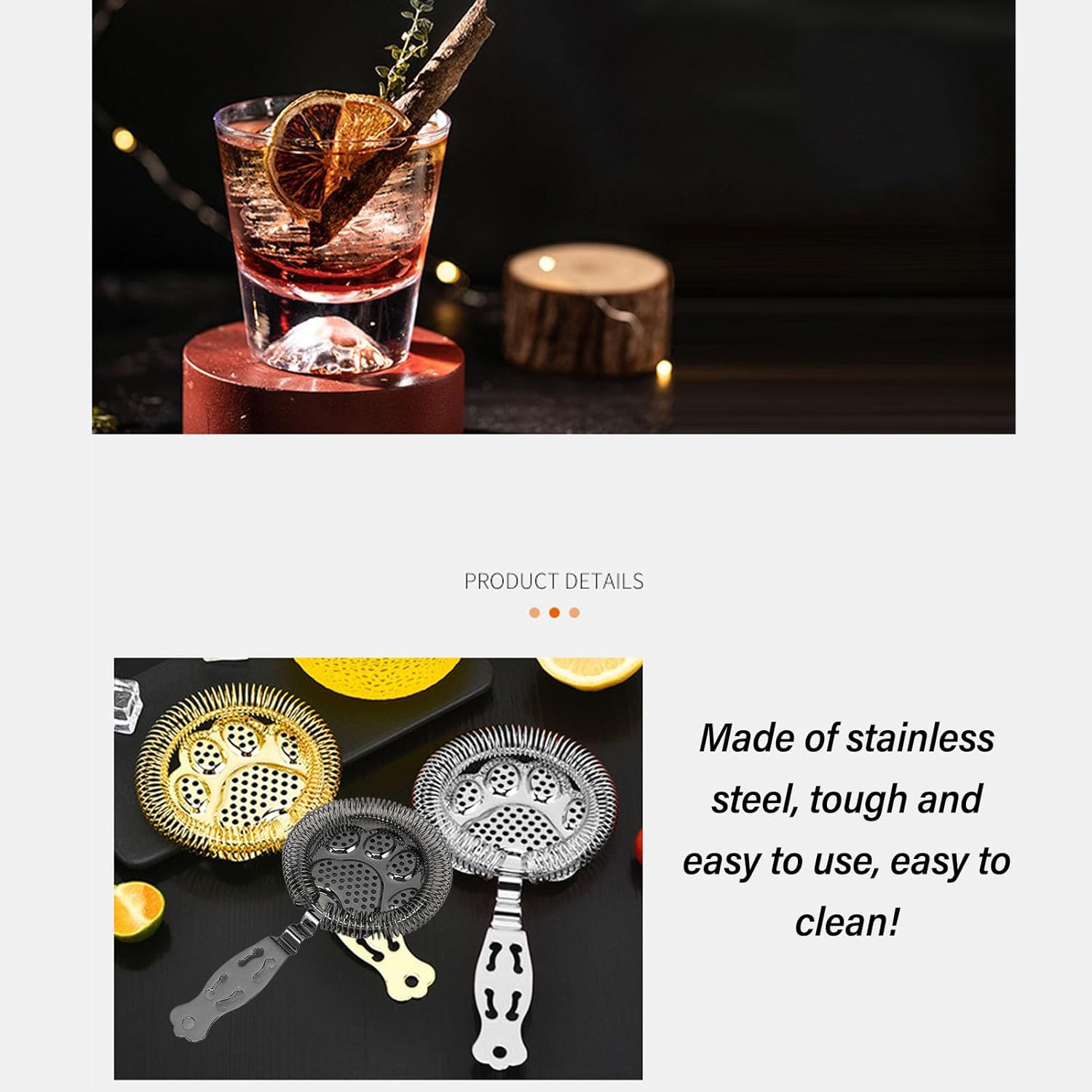 Stainless Steel Cocktail Shaker