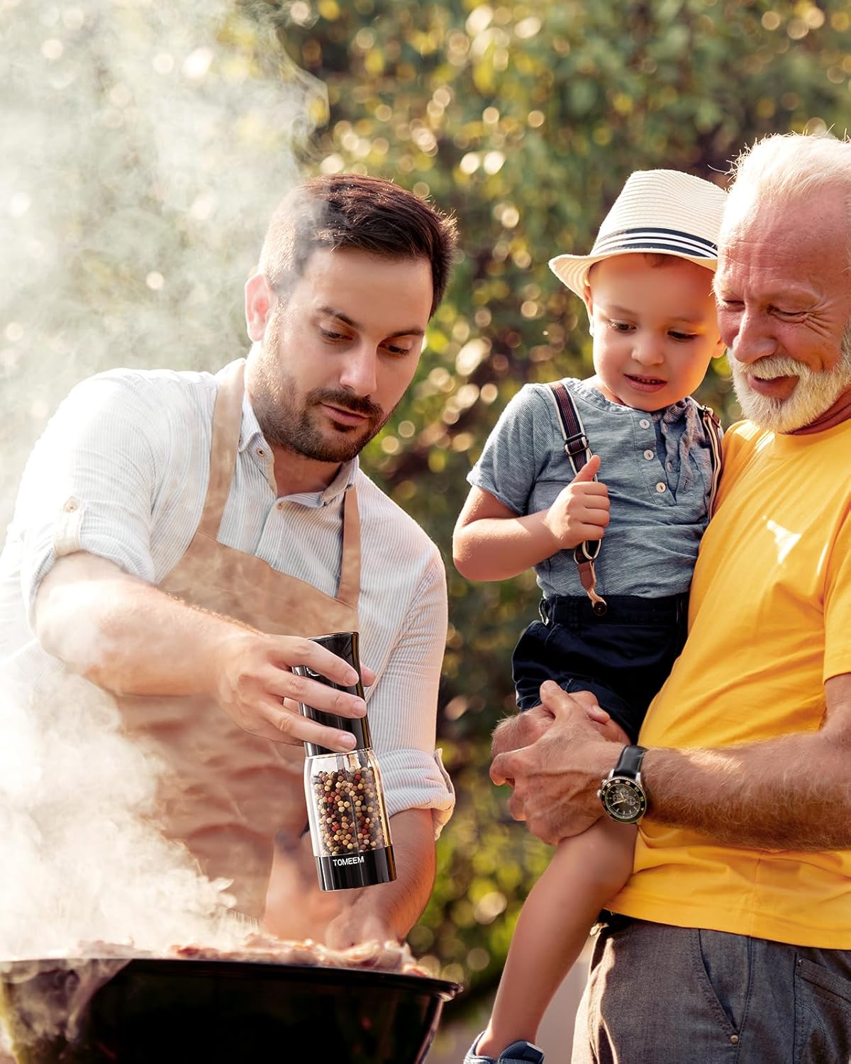 Elevate Your Seasoning with TOMEEM Electric Salt Pepper Grinder Set