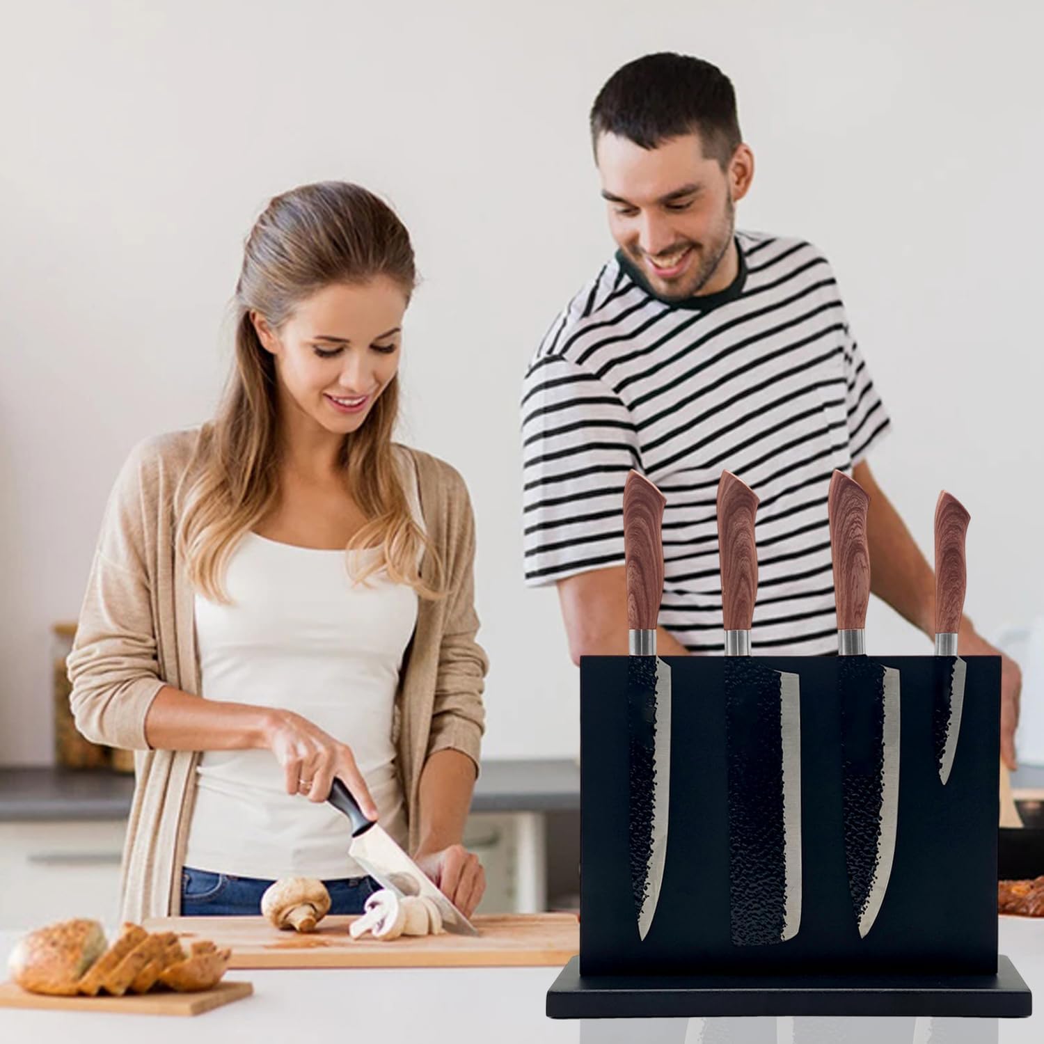 Uniharpa Magnetic Knife Holder Space-Saving Organizer Eco-friendly Kitchen Tool