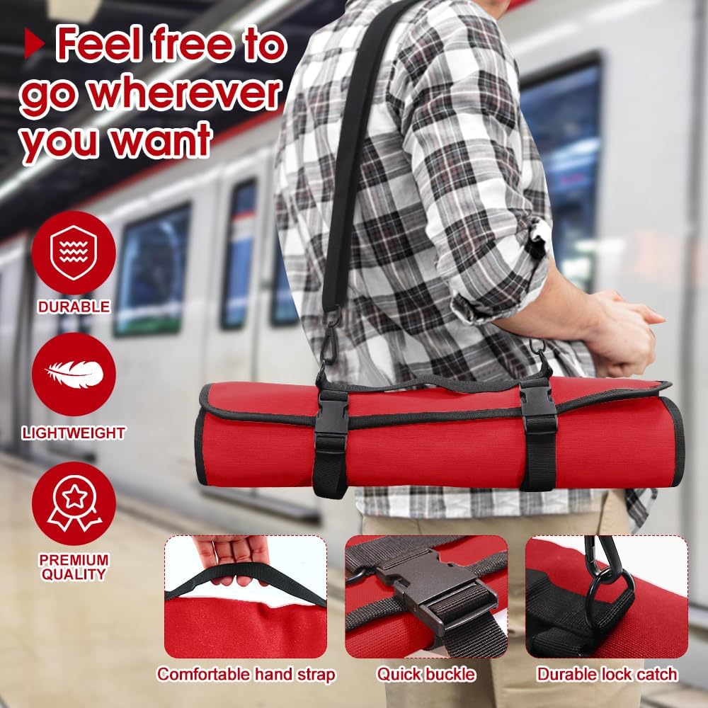 Red Chef Knife Bag for Camping