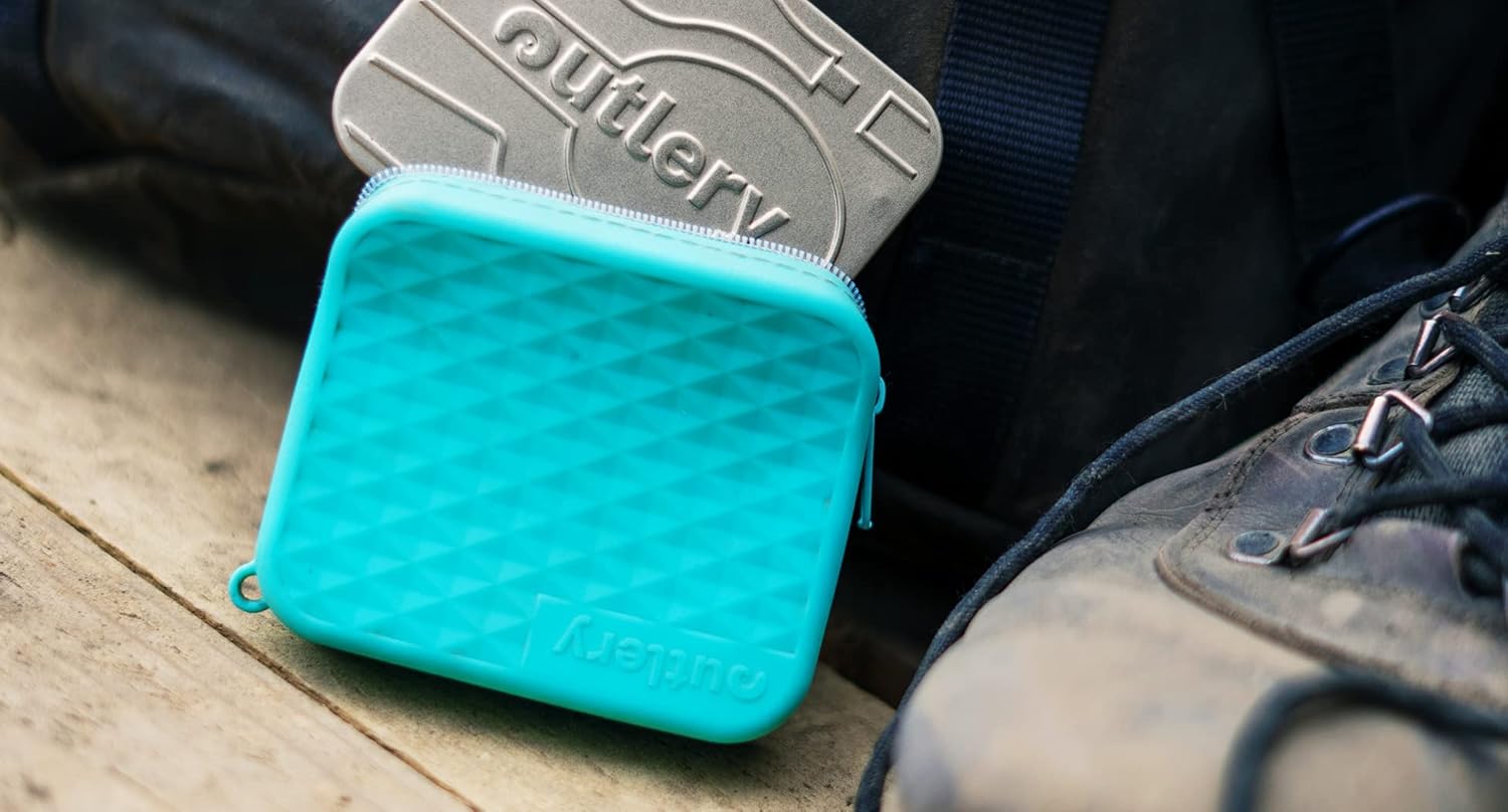 OutleryProtect Your Travel Cutlery Set with Reusable Silicone Pouch
