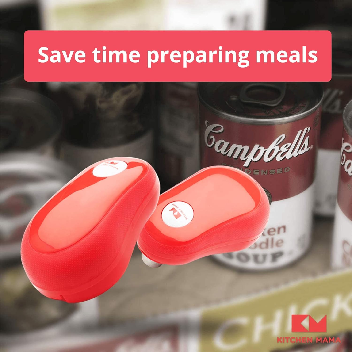 Effortless Can Opener by Kitchen Mama Replace Those Tired Cans with Joy