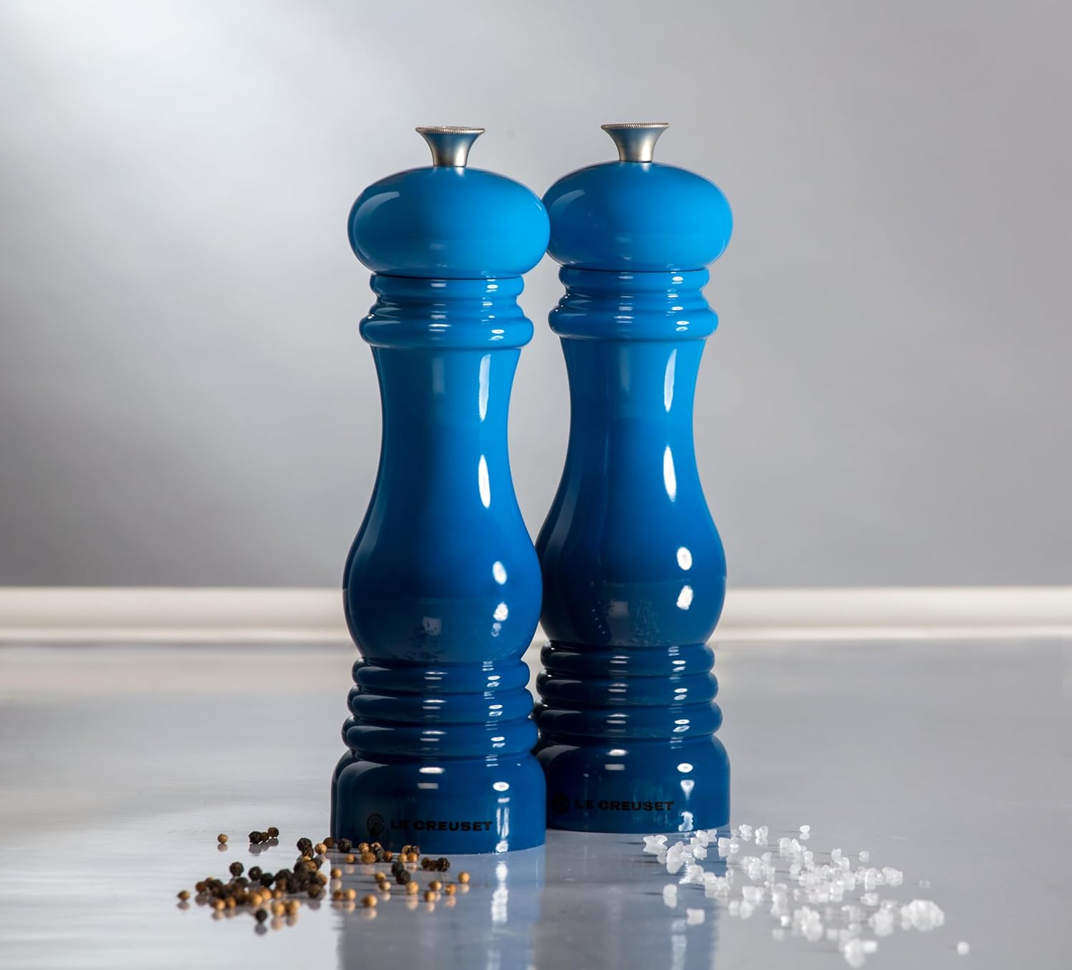 Premium 8-Inch Salt and Pepper Mill Set
