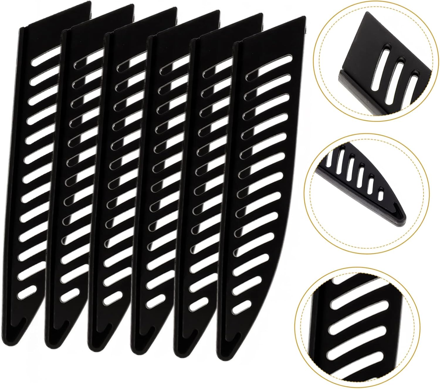 Luxshiny 2sets Knife Set Fruit Cutter Protector